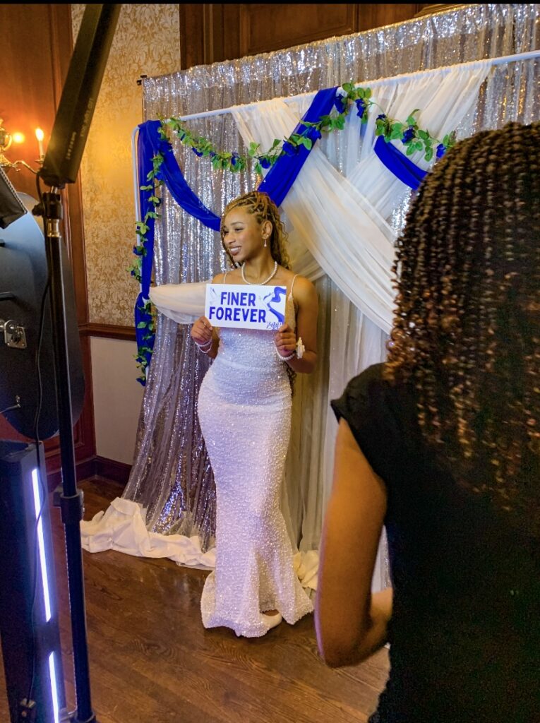 Photo Booth being used at gala in High Point, NC